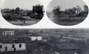 Брест-Литовск в 1895 году после большого пожара