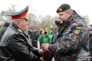 В Брестской крепости прошла церемония награждения и вручения погон сотрудникам органов внутренних дел области
