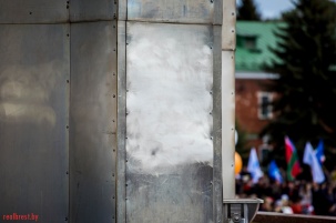 Штык-обелиск Брестской крепости отпраздновал 9 мая без отметин вандалов