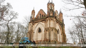 Противоаварийные работы начали в каплице рода Ожешко в Дрогичинском районе