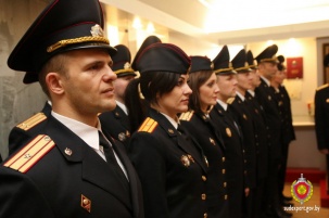 Присягу на верность Родине принесли молодые эксперты Брестчины