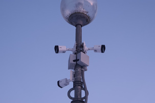 В Бресте на набережной установили камеры видеонаблюдения