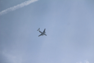 Снова над Брестом летают тяжёлые военно-транспортные самолёты Ил-76