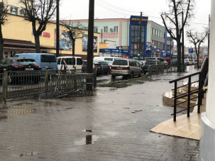 ДТП в Бресте на Карбышева попало в объектив камеры видеонаблюдения