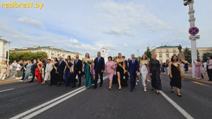 В Бресте состоялся бал выпускников учреждений общего среднего образования «Алые паруса»