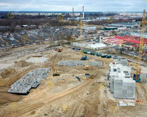 Новый квартал для очередников в Бресте на ул. Карьерной