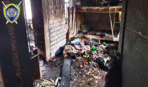 При пожаре в Каменецком районе в деревне Омелянец погибли две девочки (6 месяцев и 3 года)