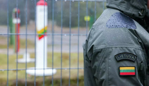 Беларусь передала Литве водителя, протаранившего забор на границе