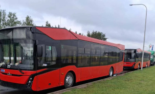 В Брест едут два новых автобуса МАЗ 303047