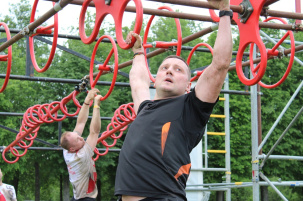 Спасатели Брестчины приняли участие в гонке с препятствиями «BISON RACE»