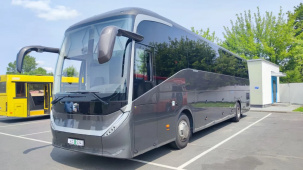 В Бресте появился новый туристический автобус Zhong Tong 5-го экологического класса