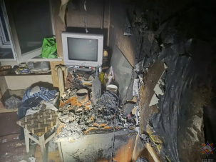 Мужчина и женщина спасены при пожаре в Бресте