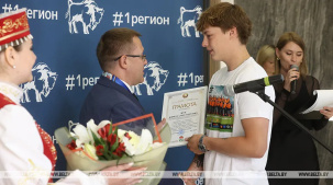 В Бресте чествовали чемпионов и обладателей Кубка Беларуси по хоккею на траве