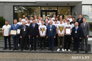 В Бресте чествовали спортивный клуб «Строитель»