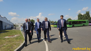 Градоначальник посетил коммунальное унитарное предприятие «Брестский общественный транспорт»