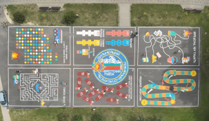 Необычный стрит-арт от МЧС появился в Бресте