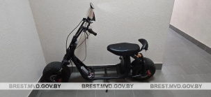 В Бресте неизвестный похитил электроскутер