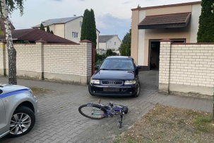 В Бресте водитель Audi не заметила 8-летнего мальчика на велосипеде