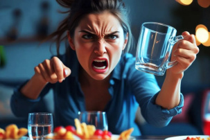 Дама бросила в мужчину стеклянную кружку - лишила зрения на один глаз