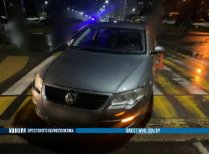 В Бресте произошло ДТП с участием нетрезвого пешехода