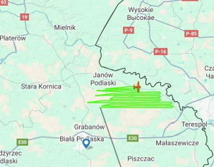 Над польскими поветами с самолета разбросали вакцину от бешенства для лис