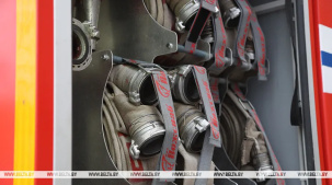 Пожар произошел в мясном павильоне на Брестском рынке