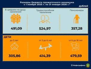 С 1 ноября в Беларуси повышаются размеры бюджета прожиточного минимума