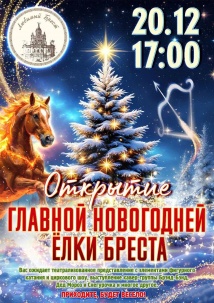 20 декабря состоится открытие главной ёлки Бреста