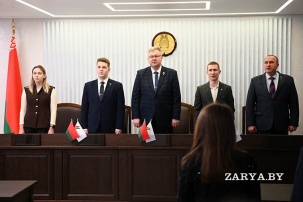 В Брестском облисполкоме прошло заседание областного штаба молодежного движения «Искра» Белорусской партии «Белая Русь»