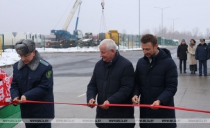 Самую крупную зону ожидания в Европе открыли вблизи пункта пропуска «Козловичи»