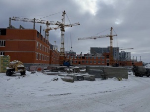 Как строится новая школа в Юго-Западном микрорайоне Бреста