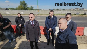 В Бресте продолжается реконструкция транспортной развязки на выезде из микрорайона Южный