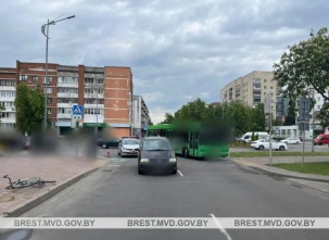 74-летний брестчанин на «Volkswagen» сбил 18-летнего велосипедиста в Бресте