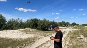 В Брестской области спасатели используют в местах отдыха у воды дроны с громкоговорителями