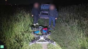 В приграничье с Польшей задержаны двое нарушителей с беспилотником
