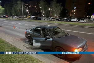 19-летний водитель «Audi» совершил наезд на 50-летнего пешехода на ул. Суворова в Бресте