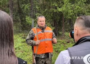 Журналисты первого региона ознакомились с  полным циклом охотничьего дела в Пружанском лесхозе