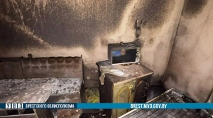 В Пружанском районе мужчина из ревности поджёг дом