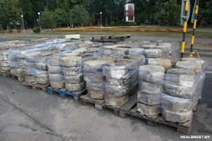 Более 300 квадратных метров трилинки удалось спасти со старой улицы Ягеллонской в Бресте