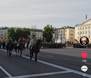 В параде Победы в Бресте примет участие конница. Посмотрели на репетиции