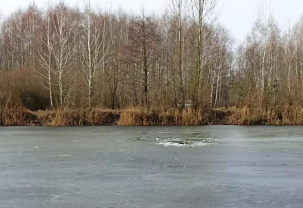 В Бресте работники МЧС спасли провалившегося под лед рыбака