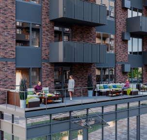 Как в Лондоне или Мадриде. В центре Бреста построят красивый дом с большими террасами и балконами