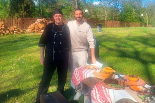 Известный телеведущий-итальянец побывал в Беловежской пуще