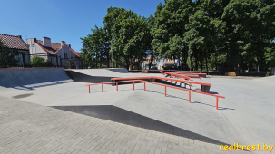 Посмотрели перед открытием в Бресте новый скейт-парк