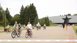 Масштабный велопробег в честь 80-летия Великой Победы стартовал от стен Брестской крепости