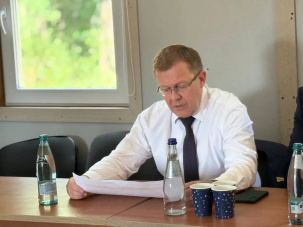 Вадим Ольшевский инспектирует реконструкцию моста через Мухавец в Бресте