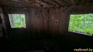 Пулеметный дот на юго-западном участке вала Волынского укрепления Брестской крепости