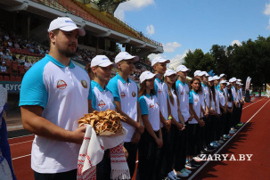 Матчевая встреча среди команд Союзного государства состоялась в Бресте