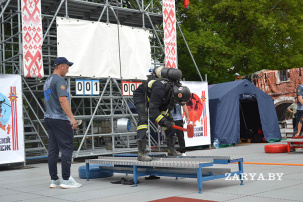 Сильнейших спасателей-пожарных страны выбирают в Бресте