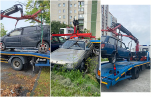 В Бресте активно выдворяют автохлам из дворов и улиц